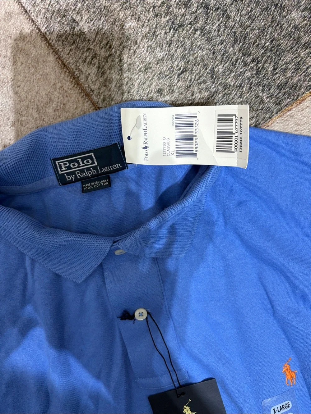 New Polo, Ralph Lauren, long sleeve polo shirt, men’s XL